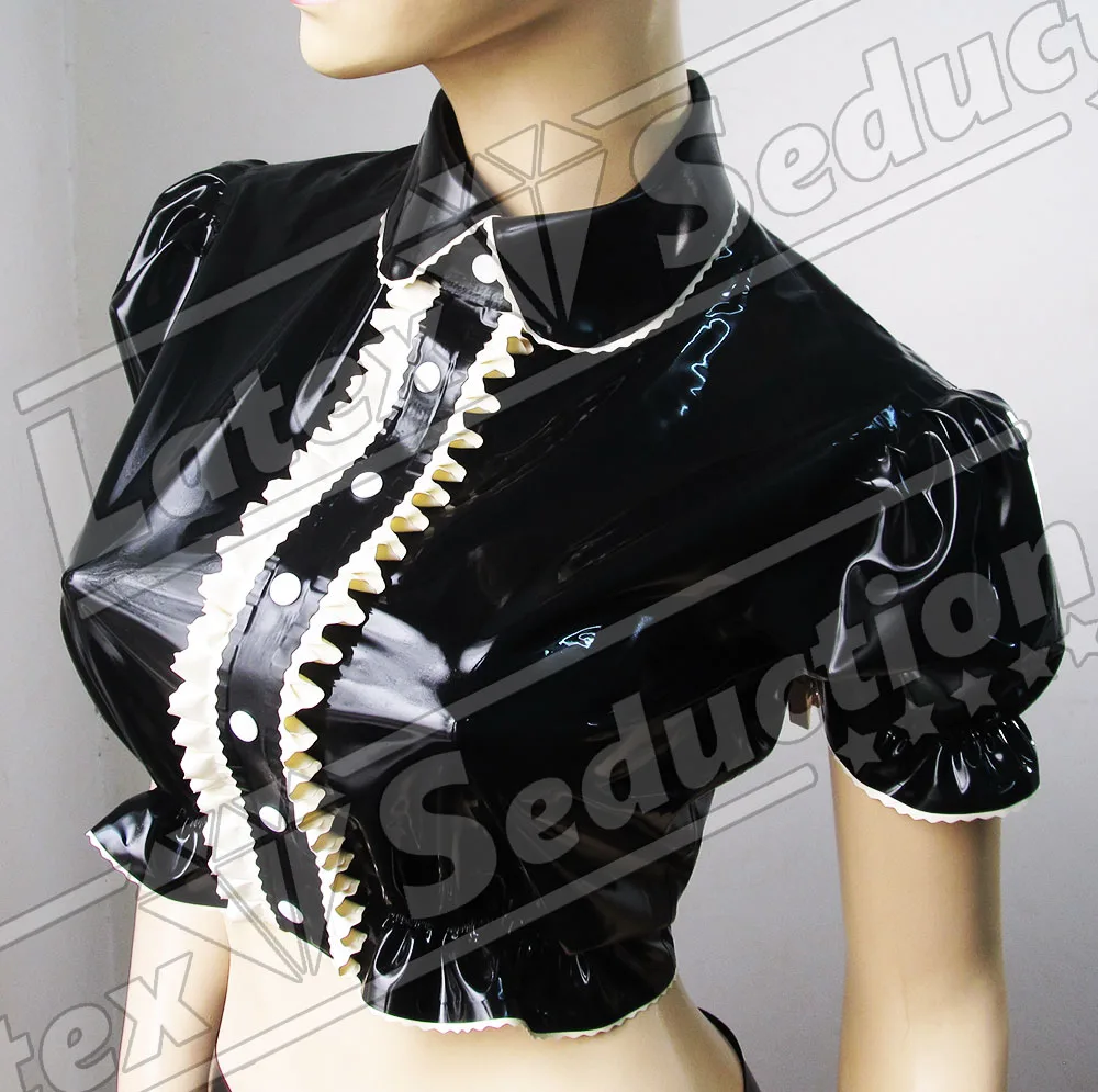 black-maid-latex-blouse